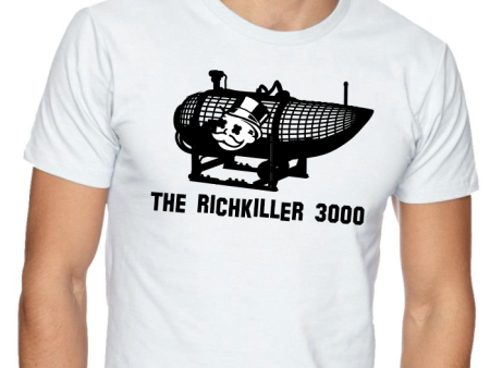 The Rich Killer 3000 (Titan, Monopoly) T-shirt | Blasted Rat Online