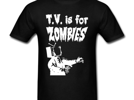 TV Zombie T-shirt For Discount