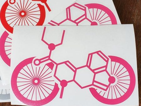 Psychadelic Bike Bicycle decal LSD DMT Mushroom Fans Sale