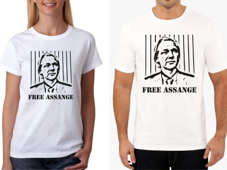 Free Julian Assange Anonymous Wikileaks Hacker t shirt Fashion