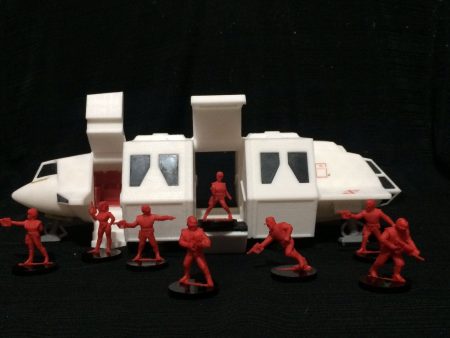 V Visitors 1,5  monochromatic figures and Squad ship open doors 11  collection For Sale