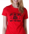 Eat The rich (Monopoly Parody) T-shirt | Blasted Rat Supply