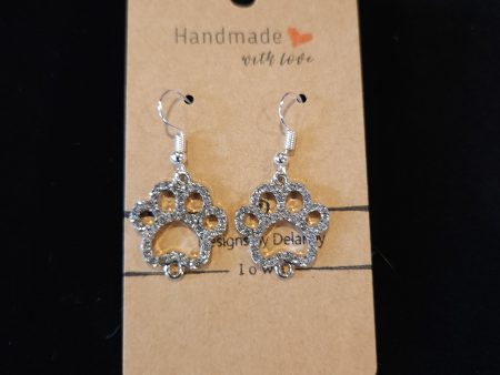 Paw power earrings For Sale