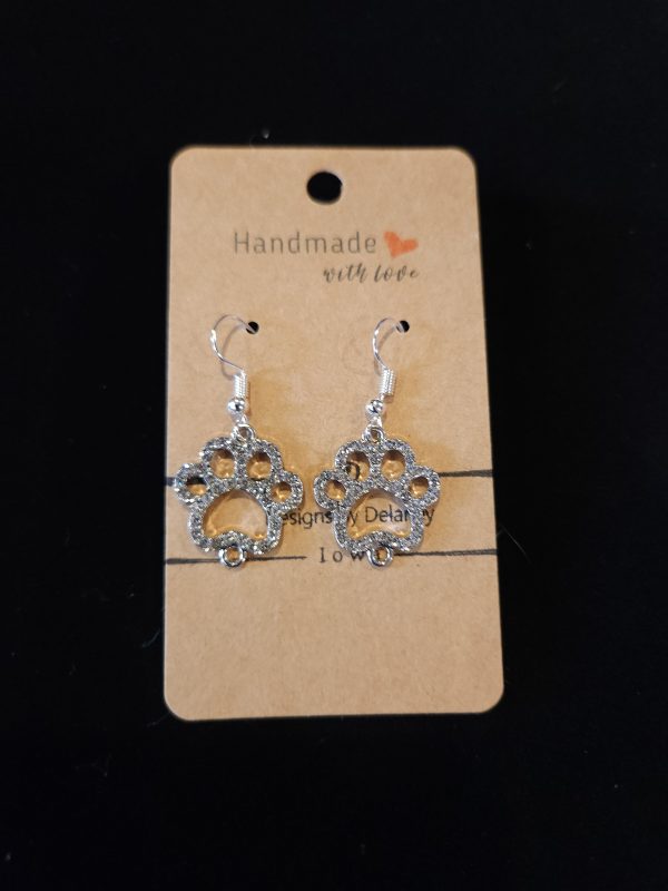 Paw power earrings For Sale