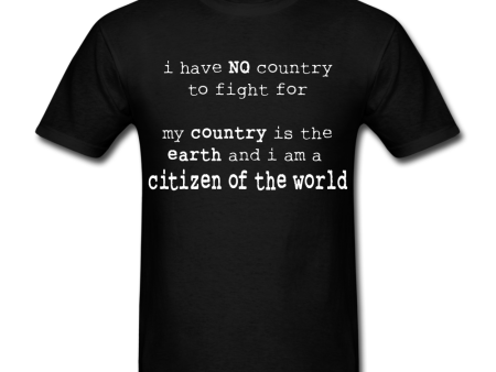 World Citizen T-shirt For Cheap