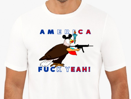 America Fuck Yeah! T-shirt | Blasted Rat Discount