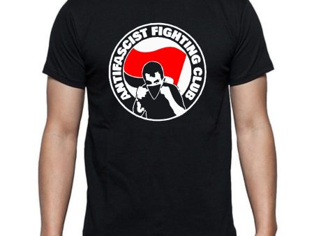 Antifascist Fighting Club Antifa T-Shirt Cheap