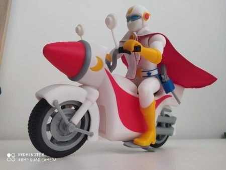 Gekko Kamen Moonlight mask Capitán centella and Bike 1 12 scale 8,5 inches Online Sale