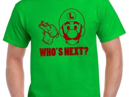 LUIGI MANGIONE Who s Next T shirt For Cheap