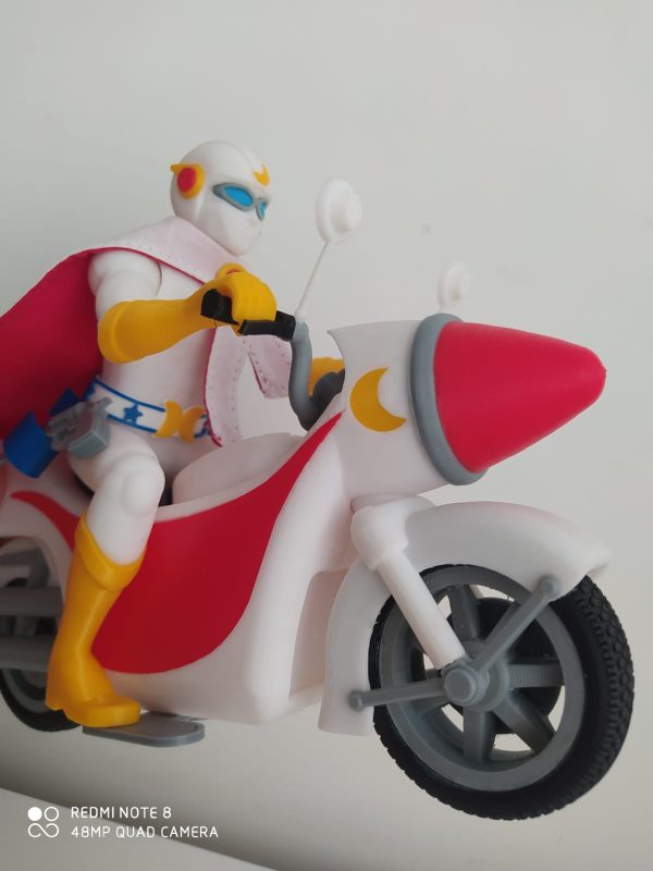 Gekko Kamen Moonlight mask Capitán centella and Bike 1 12 scale 8,5 inches Online Sale