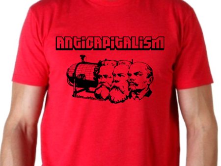 ANTI CAPITALISM (Titan, commie leaders) T-shirt | Blasted Rat Online Sale