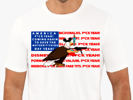 America F*ck Yeah! T-shirt | Blasted Rat For Sale