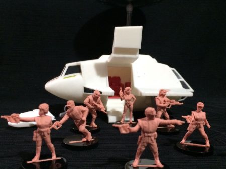 V Visitors 1,5  monochromatic figures and Skyfighter open door 6  collection Supply