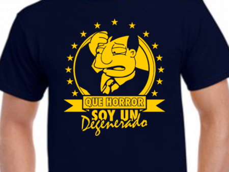 Que Horror soy un degenerado! Alcalde Diamante T-shirt | Blasted Rat Cheap