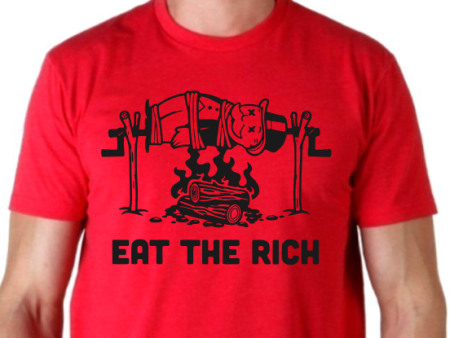 Eat The rich (Monopoly Parody) T-shirt | Blasted Rat Supply