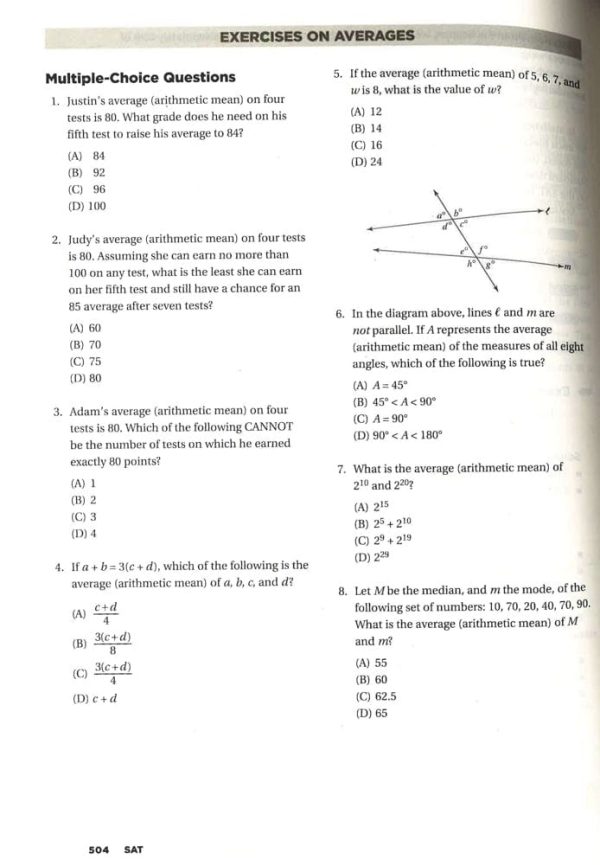 Sat Premium Study Guide With 7 Practice Tests For Cheap