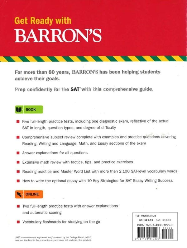 Sat Premium Study Guide With 7 Practice Tests For Cheap