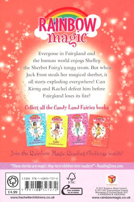 Rainbow Magic: Shelley The Sherbet Fairy: The Candy Land Fairies Book 4 Online Hot Sale