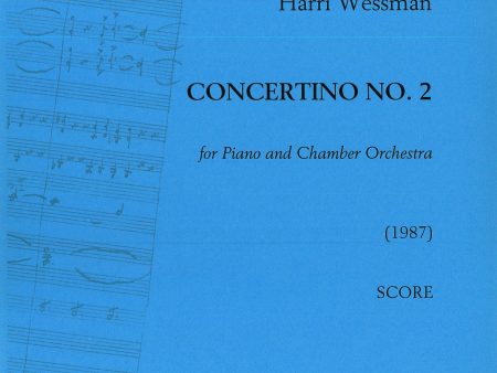 Concertino No. 2 for Piano and Chamber Orchestra - Score, piano reduction, parts (33221) For Sale