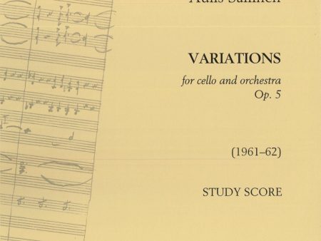 Variations for Cello and Orchestra op. 5 : study score Supply