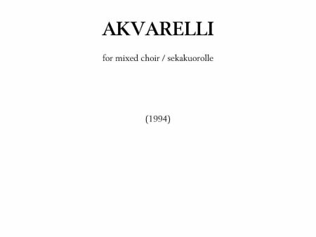 Akvarelli Online now